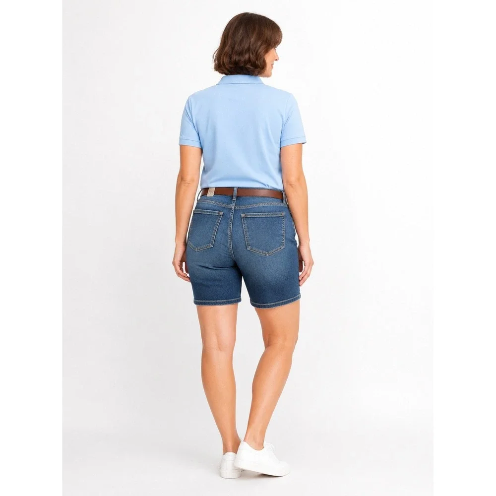 Torrid Midfit 8 Short SS Hydrosphere Denim Jean Shorts Womens 20 Dark Wash NWT